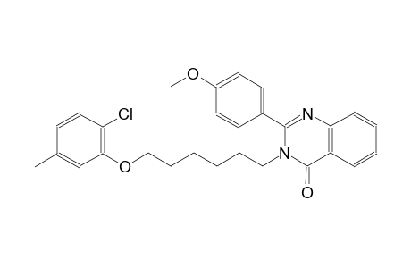 3-[6-(2-chloro-5-methylphenoxy)hexyl]-2-(4-methoxyphenyl)-4(3H)-quinazolinone