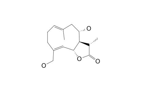 11-BETA,13-DIHYDRO-SALONITENOLIDE;8-ALPHA,15-DIHYDROXYGERMACRA-1(10)E,4E-DIEN-6-BETA,11-BETA-H-12,6-OLIDE