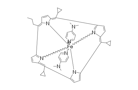 BIS-(4-DIMETHYLAMINOPYRIDINE)-(MESO-PROPYL-TRICYClOPROPYLPORPHYRINATO)-IRON-(III);FE(T(C)PRP)(4-NME(2)PY)2