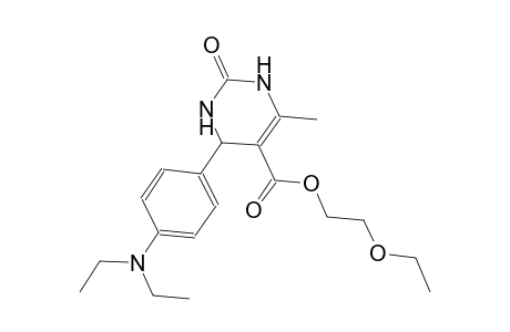 2-ethoxyethyl 4-[4-(diethylamino)phenyl]-6-methyl-2-oxo-1,2,3,4-tetrahydro-5-pyrimidinecarboxylate