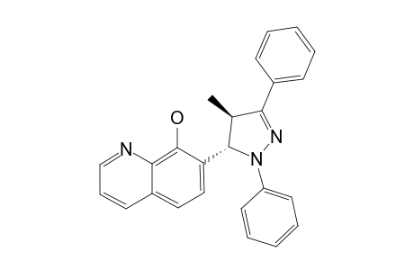 7-(4-METHYL-2,5-DIPHENYL-3,4-DIHYDRO-2H-PYRAZOL-3-YL)-QUINOLIN-8-OL