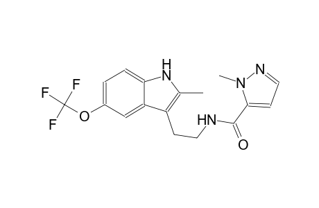 1H-pyrazole-5-carboxamide, 1-methyl-N-[2-[2-methyl-5-(trifluoromethoxy)-1H-indol-3-yl]ethyl]-