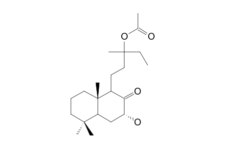 13-ACETOXY-7-ALPHA-HYDROXY-17-NORLABDAN-8-ONE