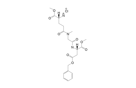 BETA-BENZYL-[ALPHA-METHYL-(2R)-GLUTAMYL]-GAMMA-SARCOSYL-[ALPHA-METHYL-(2R)-ASPARTATE]-TRIESTER-HYDROCHLORIDE;ROTAMER-#1