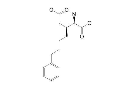 (2S)-AMINO-(3R)-(4'-PHENYLBUTYL)-PENTANEDIOIC-ACID