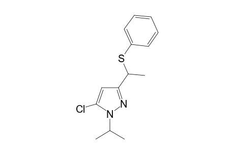 5-Chloro-1-(1-methylethyl)-3-[1-(phenylsulfanyl)ethyl]-1H-pyrazole