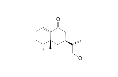 ARGUTOSINE-C;(4-ALPHA-METHYL,5-BETA-METHYL,7-ALPHA-H)-9-OXO-EREMOPHILA-1(10),11(13)-DIENE-12-OL