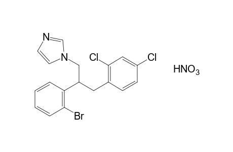 1-[2-(o-bromophenyl)-3-(2,4-dichlorophenyl)propyl]imidazole, mononitrate