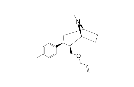 2-BETA-ALLYLOXYMETHYL-3-BETA-(4-METHYLPHENYL)-AZABICYCLO-[3.2.1]-OCTANE