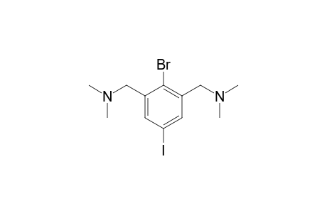 4-BROMO-3,5-BIS-(DIMETHYLAMINOMETHYL)-IODOBENZENE