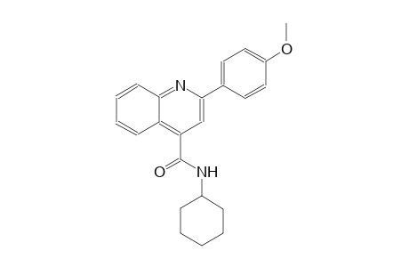 N-cyclohexyl-2-(4-methoxyphenyl)-4-quinolinecarboxamide