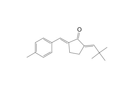 2-(2,2-dimethylpropylidene)-5-[(4-methylphenyl)methylene]cyclopentanone