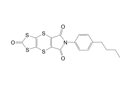 6-(p-Butylphenyl)-6H-[1,3]dithiolo[4',5':5,6]dithino[2,3-c][1,4]pyrrole-2,5,7-trione