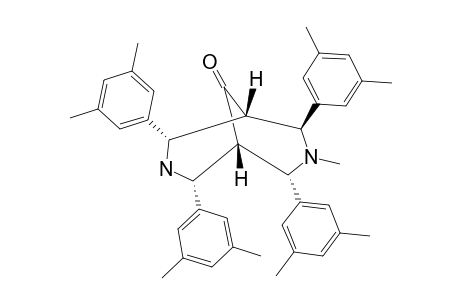 2,4,6,8-TETRA-(3,5-DIMETHYLPHENYL)-7-METHYL-3,7-DIAZABICYCLO-[3.3.1]-NONAN-9-ONE