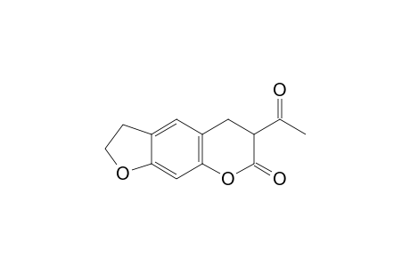 alpha-ACETYL-2,3-DIHYDRO-6-HYDROXY-5-BENZOFURANPROPIONIC ACID, delta-LACTONE