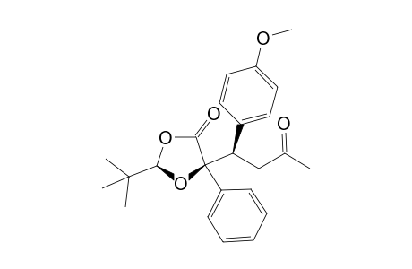 (2R,5S,1'R)-2-(tert-Butyl)-5-(1'-p-methoxyphenyl-3'-oxobutyl)-5-phenyl-1,3-dioxolan-4-one