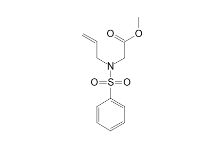 METHYL-(N-ALLYL-N-PHENYLSULFONYLAMINO)-ETHANOATE