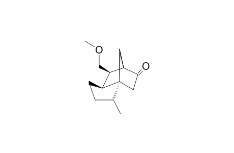 2-METHYL-EXO-6-METHOXYMETHYL-TRICYCLO-[5.2.1.0(1,5)]-DECAN-8-ONE;MAJOR-EPIMER