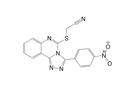 acetonitrile, [[3-(4-nitrophenyl)[1,2,4]triazolo[4,3-c]quinazolin-5-yl]thio]-