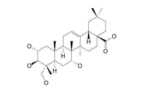 BELLERICAGENIN-A;2-ALPHA,3-BETA,7-ALPHA,23-TETRAHYDROXY-OLEAN-12-EN-28-OIC-ACID