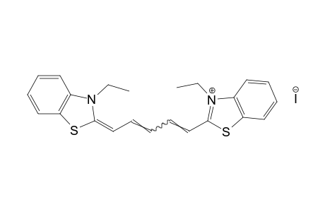 3-ethyl-2-[5-(3-ethyl-2-benzothiazolinylidene)-1,3-pentadienyl]benzothiazolium iodide