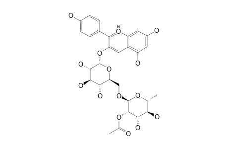 PELARGONIDIN-3-O-(6''-O-(2'''-O-ACETYL-ALPHA-RHAMNOPYRANOSYL)-BETA-GLUCOPYRANOSIDE]