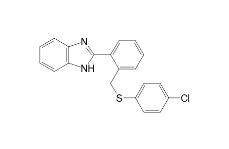 2-{alpha-[(p-CHLOROPHENYL)THIO]-o-TOLYL}BENZIMIDAZOLE