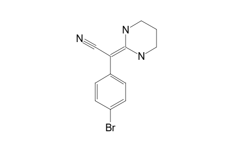 (2-HEXAHYDROPYRIMIDINYLIDENE)-(4-BROMOPHENYL)-ACETONITRILE