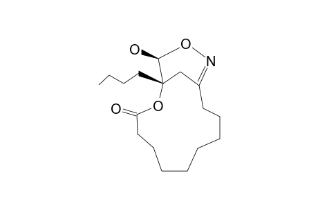 (+/-)-1-BUTYL-15-HYDROXY-2,14-DIOXA-13-AZABICYCLO-[10.3.1]-HEXADEC-12-EN-3-ONE