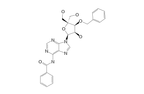 9-[3-O-BENZYL-4-C-(HYDROXYMETHYL)-ALPHA-L-ERYTHRO-PENTOFURANOSYL]-6-N-BENZOYLADENINE