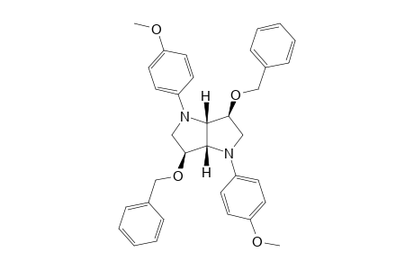 (1R*,4R*,5R*,8R*)-2,6-DI-PARA-ANISYL-4,8-BIS-(BENZYLOXY)-2,6-DIAZABICYCLO-[3.3.0]-OCTANE