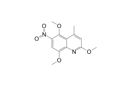 2,5,8-TRIMETHOXY-4-METHYL-6-NITRO-QUINOLINE