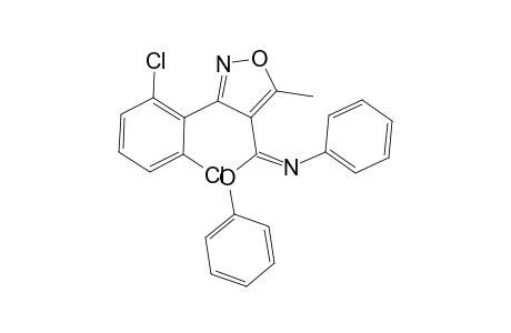 Isoxazole, 3-(2,6-dichlorophenyl)-5-methyl-4-(phenoxy)(phenylimino)methyl-