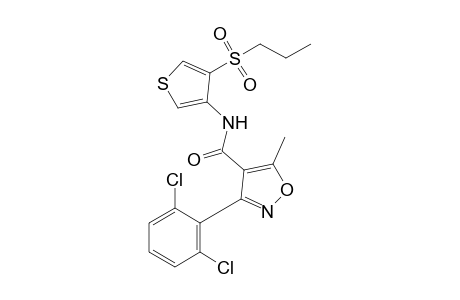 3-(2,6-dichlorophenyl)-5-methyl-N-[4-(propylsulfonyl)-3-thienyl]-4-isoxazolecarboxamide