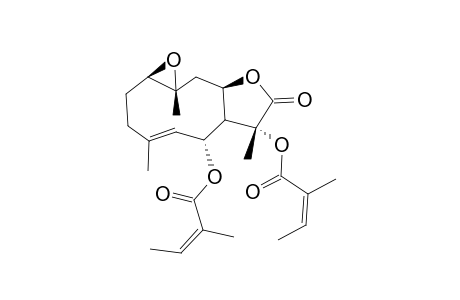 ROUYOLIDE-A;6-ALPHA,11-ALPHA-DIANGELOYLOXY-1-BETA-10-ALPHA-EPOXYGERMACR-4-EN-8-BETA,12-OLIDE