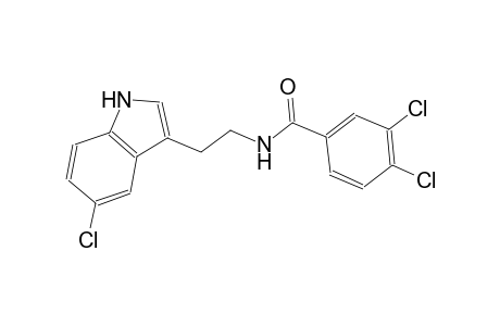 3,4-dichloro-N-[2-(5-chloro-1H-indol-3-yl)ethyl]benzamide