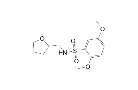 2,5-dimethoxy-N-(tetrahydro-2-furanylmethyl)benzenesulfonamide