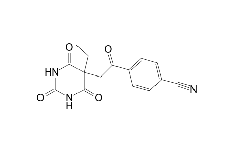 5-(p-CYANOPHENACYL)-5-ETHYLBARBITURIC ACID