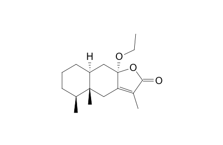 Naphtho[2,3-b]furan-2(4H)-one, 9a-ethoxy-4a,5,6,7,8,8a,9,9a-octahydro-3,4a,5-trimethyl-, [4aR-(4a.alpha.,5.alpha.,8a.beta.,9a.beta.)]-