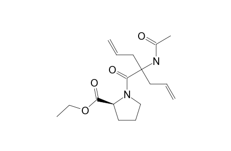 ETHYL-N-[N-ACETYL-2,2-BIS-(PROP-2-EN-1-YL)-GLYCYL]-L-PROLINATE;ETHYL-N-[2-(ACETYLAMINO)-2-(PROP-2-EN-1-YL)-PENT-4-ENOYL]-L-PROLINATE