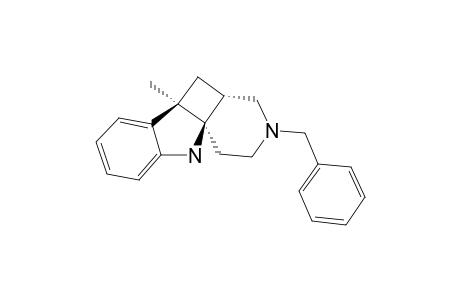 (+/-)-(4ARS,5ARS,10ARS)-3-BENZYL-1,2,3,4,4A,5,5A,10-OCTAHYDRO-5A-METHYLPYRIDO-[4',3':1,4]-CYCLOBUT-[1,2-B]-INDOL