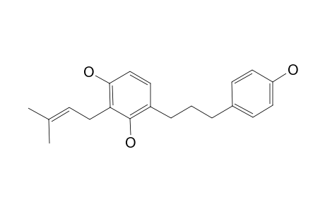 1-(2,4-DIHYDROXY-3-PRENYLPHENYL)-3-(4-HYDROXYPHENYL)-PROPANE