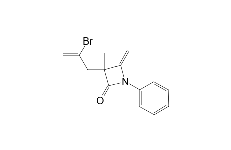 3-(2-bromoallyl)-3-methyl-4-methylene-1-phenylazetidin-2-one