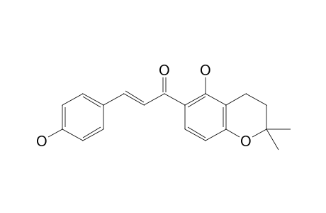 DORSMANIN-A;3',4'-(2,2-DIMETHYLCHROMANO)-2',4-DIHYDROXYCHALCONE