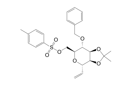 3,7-ANHYDRO-6-O-BENZYL-1,2-DIDEOXY-4,5-O-ISOPROPYLIDENE-8-O-(4-TOLYLSULFONYL)-D-GLYCERO-D-TALO-OCT-1-ENITOL