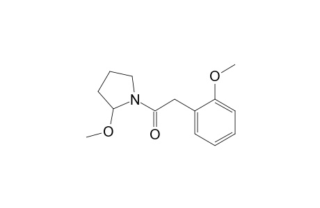 Pyrrolidine, 2-methoxy-1-[(2-methoxyphenyl)acetyl]-