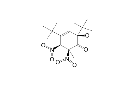 2,4-DI-TERT.-BUTYL-R-2-HYDROXY-C-5,C-6-DINITROCYCLOHEX-3-ENONE