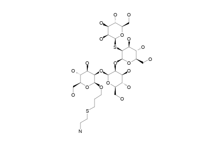 #32;3-(2-AMINOETHYLTHIO)-PROPYL-[1-THIO-BETA-D-MANNOPYRANOSYL-(1->2)]-[2-DEOXY-2-THIO-BETA-D-MANNOPYRANOSYL-(1->2)]-[BETA-D-MANNOPYRANOSYL-(1->2)]-BETA-D-MANNO