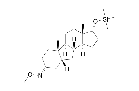 17.ALPHA.-[(TRIMETHYLSILYL)OXY]-7-NOR-5.BETA.-ANDROSTAN-3-ONE(3-O-METHYLOXIME)