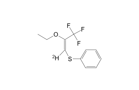 (E)-2-ETHOXY-3-DEUTERIO-3-(PHENYLTHIO)-1,1,1-TRIFLUOROPROP-2-ENE